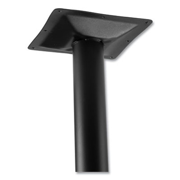 Cafe Table, 36" Diameter x 36h, Round Top/Base, Gray Neubula Top, Black Base