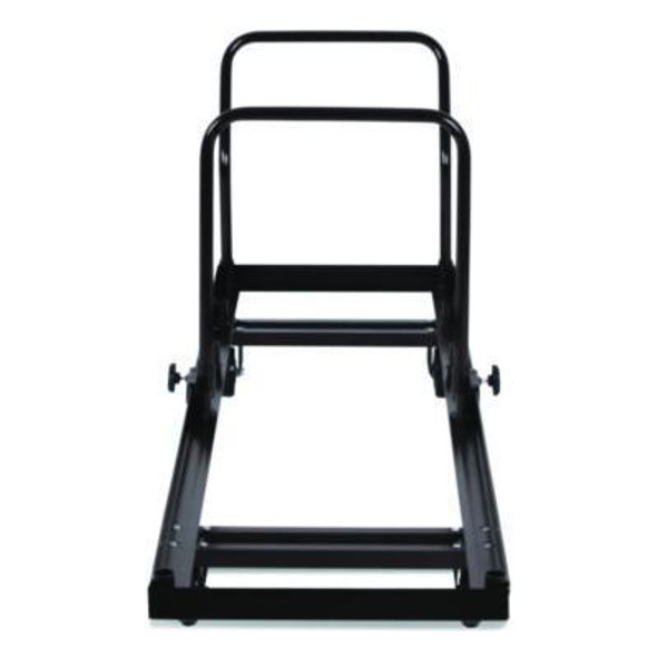 Folding Chair Dolly For Vertical Storage, Metal, 1,100 Lb Capacity, 19.25" x 81" x 38.5", Brown