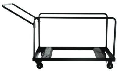 Folding Table Dolly For Round Tables, 1,100 Lb Capacity, 27.75" x 47.5" x 31.25", Brown