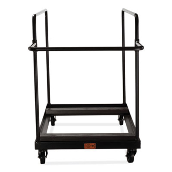 Folding Table Dolly For Round Tables, 660 Lb Capacity, 40.5 x 28 x 61.5, Brown