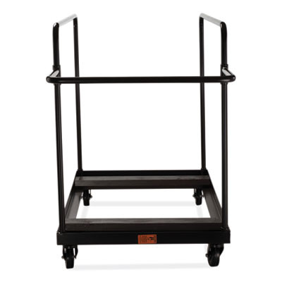 Folding Table Dolly For Round Tables, 660 Lb Capacity, 40.5 x 28 x 61.5, Brown