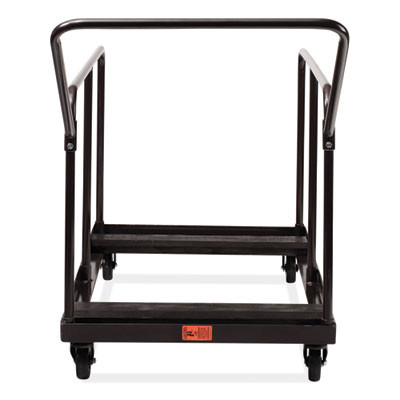 Folding Table Dolly For Round And Rectangular Tables, 660 Lb Capacity, 31.25 x 27.75 x 47.5, Brown