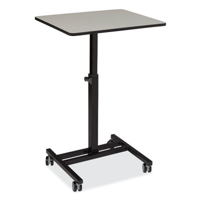 Sit-Stand Student's Desk, 20.75" x 26" x 27.75" To 44.5", Gray Nebula