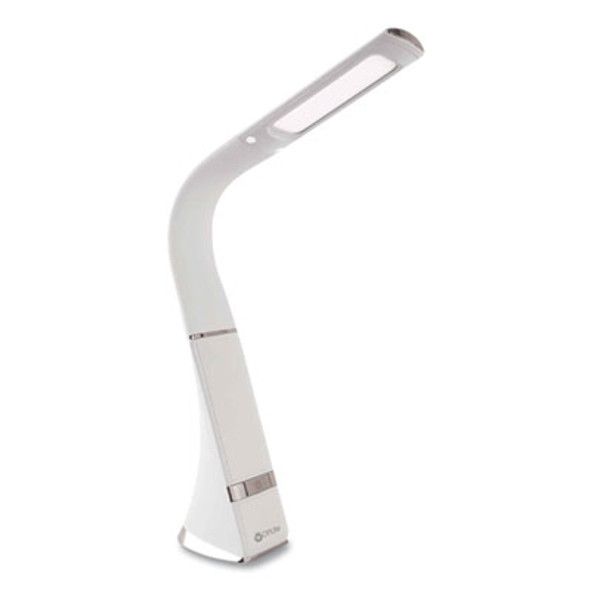 Wellness Series Recharge Led Desk Lamp, 10.75" To 18.75" High, White