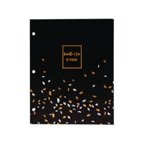 Two-Pocket Portfolio Folder, 1" Capacity, 9.6 x 11.9, Assorted Floral, 6/Pack