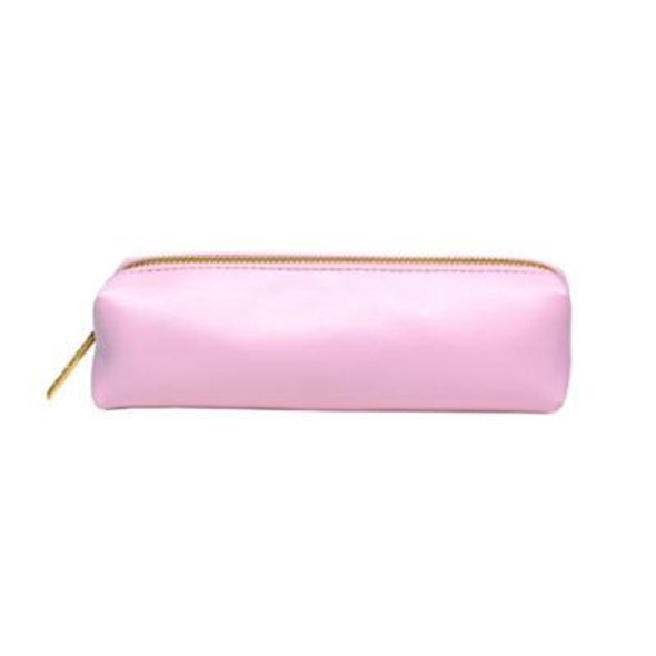 Pencil Case, 7.9" x 2" x 2", Pink