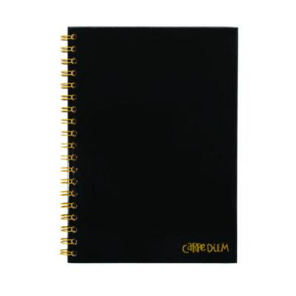 B5 Size Notebook, 1-Subject, Medium/College Rule, Black Cover, (80) 9.8 x 6.9 Sheets, 3/Pack