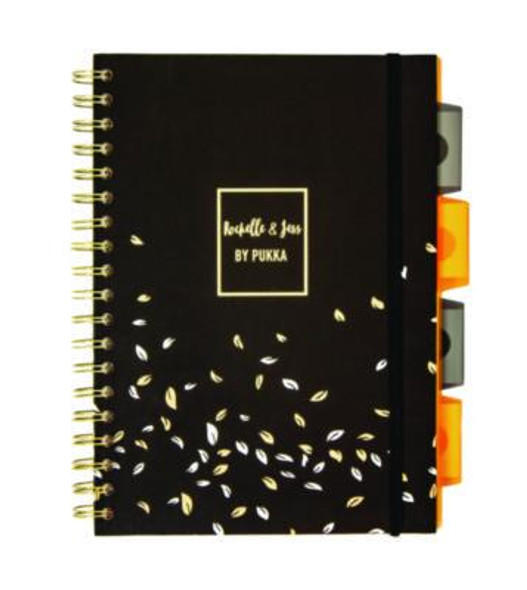 B5 Size Project Book, 4-Subject, Medium/College Rule, Assorted Floral Cover Designs, (100) 9.8 x 6.9 Sheets, 3/Pack