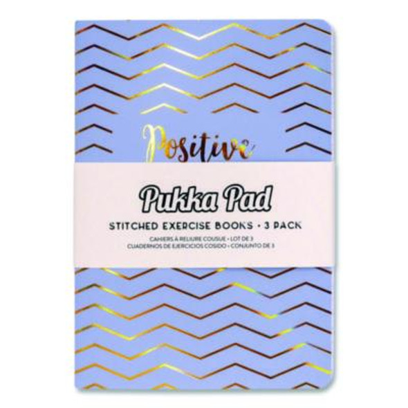 Exercise Books, 1-Subject, Medium/College Rule, Assorted Haze Cover Colors, (40) 6.9 x 4.9 Sheets, 3/Pack