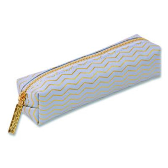 Pencil Case, 8.07 x 2.36 x 2.55, Blue, 6/Pack