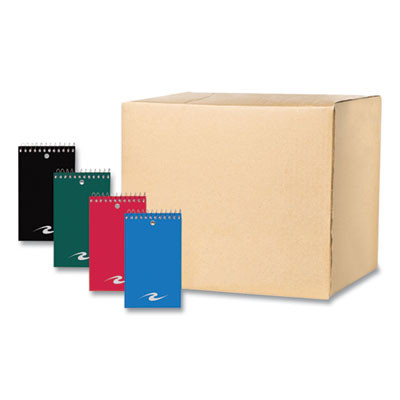 Memo Pad, Randomly Assorted Cover Colors, Narrow Rule, (75) White 3 x 5 Sheets, 72/Carton