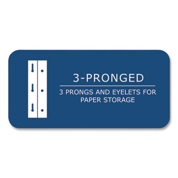 Pocket Folder With 3 Fasteners, 0.5" Capacity, 11 x 8.5, Assorted Colors, 100/Carton