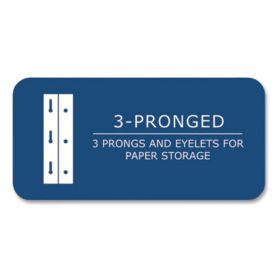 Pocket Folder With Prongs, Accommodates (100) 11 x 8.5 Sheets, Randomly Assorted Colors, 100/Carton