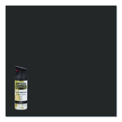 Universal Premium Spray Paint, Flat Black, 12 Oz Aerosol Can