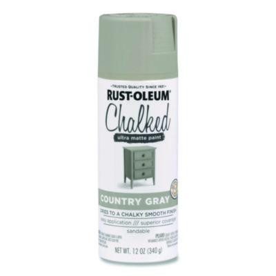 Ultra Matte Chalked Paint, Matte Country Gray, 12 Oz Aerosol Can