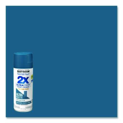 Painter's Touch 2X Ultra Cover Spray Paint, Ultra Matte Blue, 12 Oz Aerosol Can