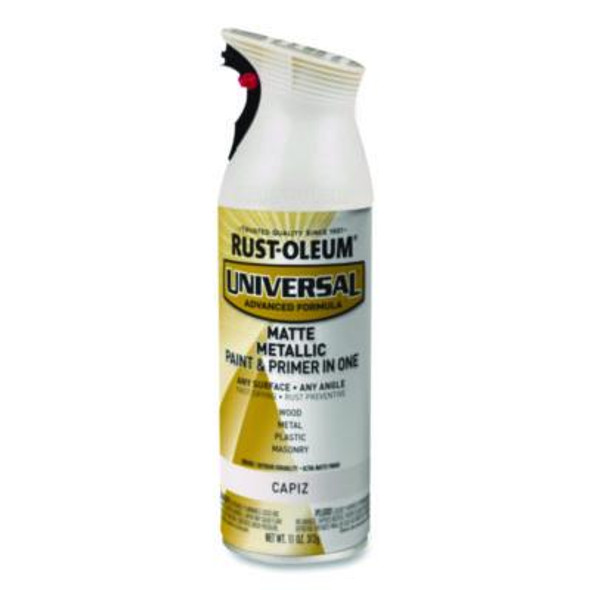 Universal Premium Spray Paint, Metallic Capiz, 11 Oz Aerosol Can, 6/Carton