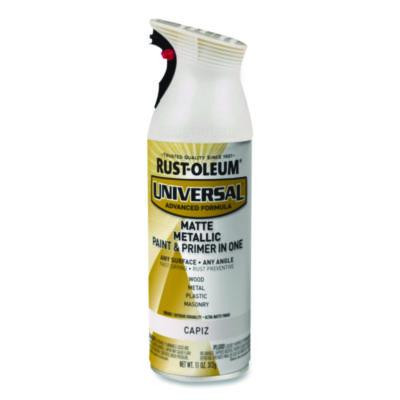 Universal Premium Spray Paint, Metallic Capiz, 11 Oz Aerosol Can, 6/Carton