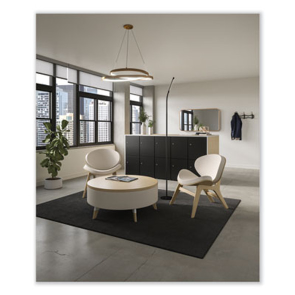 Resi Led Floor Lamp, Gooseneck, 60" Tall, Black