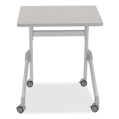 Learn Nesting Rectangle Desk, 28" x 22.25" x 29.5", Gray