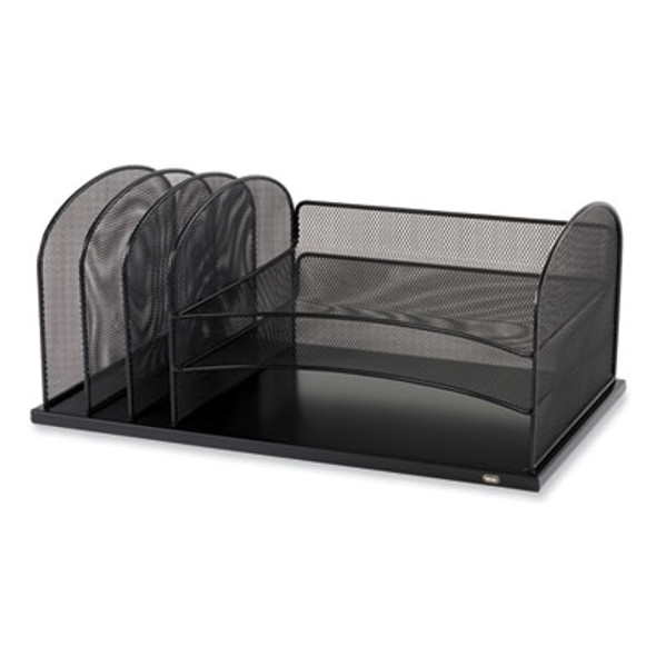 Powered Onyx Three Horizontal And Three Upright Sections, Letter Size Files, 19.5 x 11.5 x 8.25