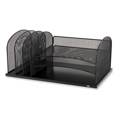 Powered Onyx Three Horizontal And Three Upright Sections, Letter Size Files, 19.5 x 11.5 x 8.25