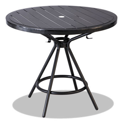 Cogo Tables, Steel, Round, 36" Diameter x 29.5h, Black