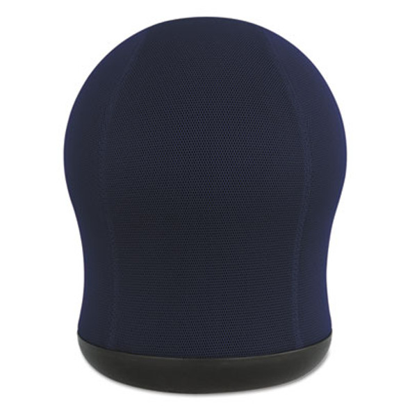 Zenergy Swivel Ball Chair, Backless, Supports Up To 250 Lb, Blue Seat, Black Base