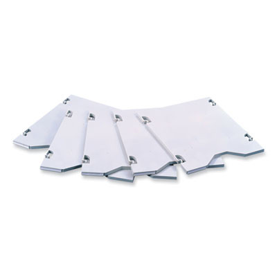 E-Z Sort Additional Mail Trays, 5 Shelves, 11 x 12.5 x 0.5, Gray