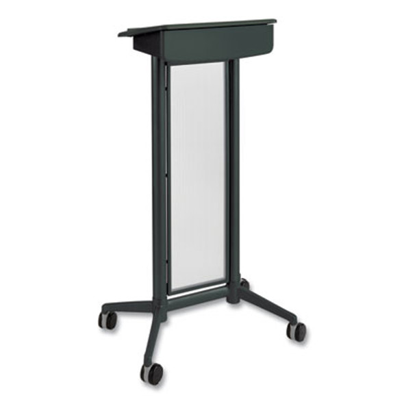 Impromptu Lectern, 26.5 x 18.75 x 46.5, Black