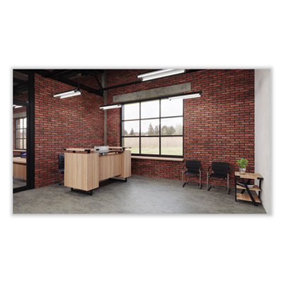 End Table, Square, 20 x 20 x 25, Sand Dune Top, Black Base