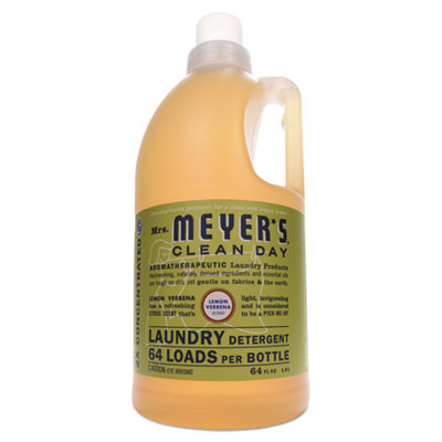 Liquid Laundry Detergent, Lemon Verbena Scent, 64 Oz Bottle, 6/Carton