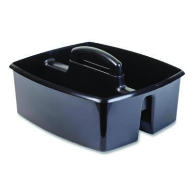 Large Caddy, 13 x 11 x 6.38, Black, 6/Pack