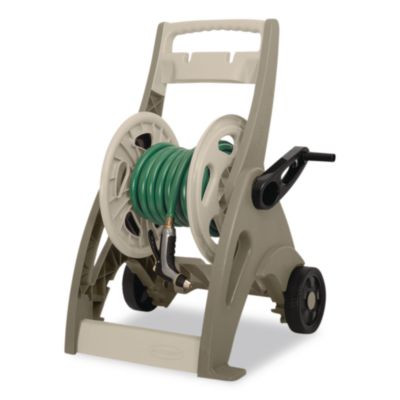 Hosemobile Hose Reel Cart, 175 Ft, 24.5 x 20.5 x 32.25, Dark Taupe