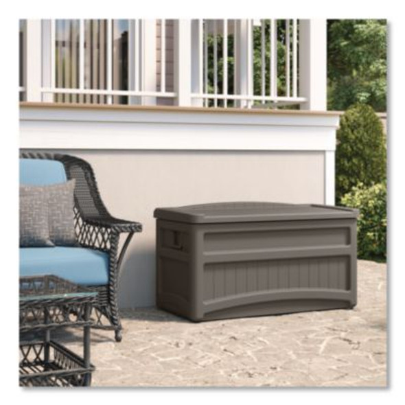Medium Deck Box, 73 Gal, 46" x 23.75" x 25.5", Stoney