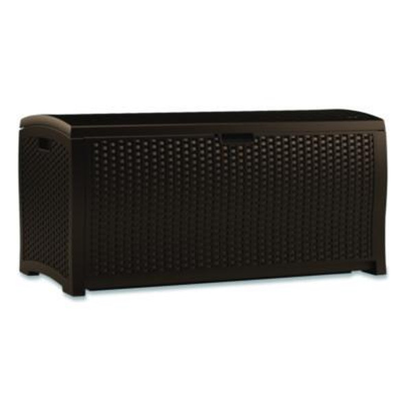 Large Deck Box, 13.23 Cu Ft, 50" x 25.5" x 25.5", Java