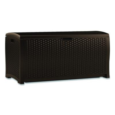 Large Deck Box, 13.23 Cu Ft, 50" x 25.5" x 25.5", Java