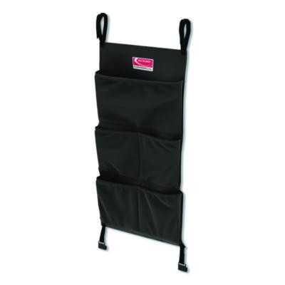 Linen Strap Bag For Suncast Commercial Full-Size And Compact Housekeeping Carts, 16.25" x 1" x 31.75", Black