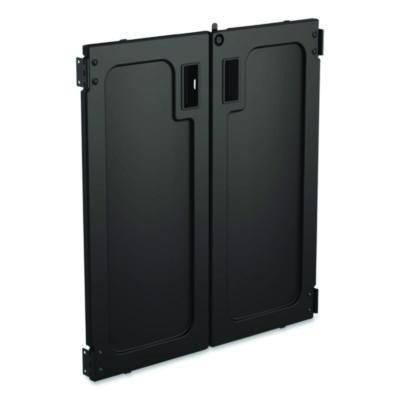 Lockable Door Accessory For Suncast Commercial Full-Size Housekeeping Carts Hkc1000/Hkc2000, Plastic, Black
