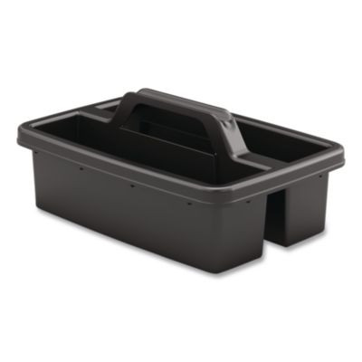 Housekeeping Cart Carry Caddy Accessory, Polypropylene, Black
