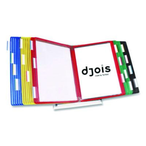 Desktop Reference And Display System, 30 Panels With Assorted Borders, White Base