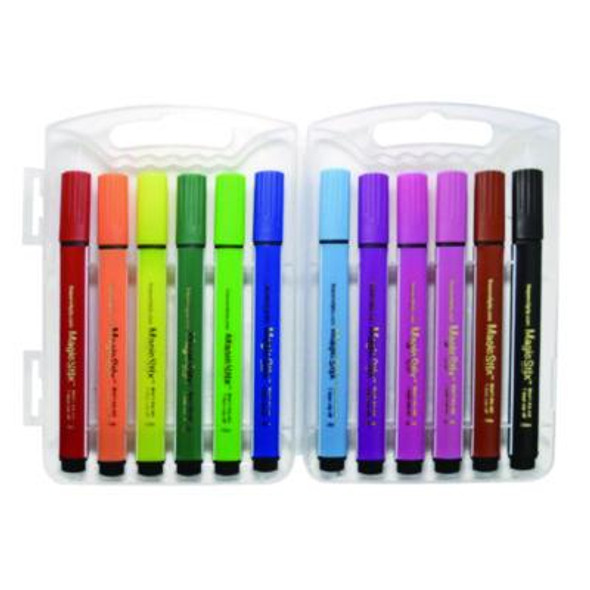 Magic Tri Stix Set, 12 Assorted Colors, 12/Set, 48 Sets/Carton