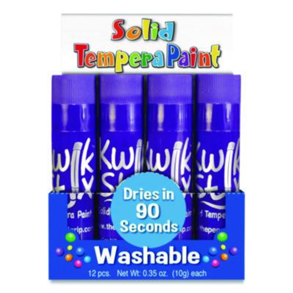 Kwik Stix Single Color Pack, 0.7" x 3.5", Purple, 12/Pack, 12 Packs/Carton