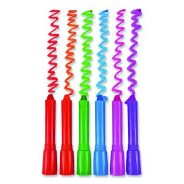 Hair Chalk, Assorted Colors, 6/Pack, 12 Packs/Carton