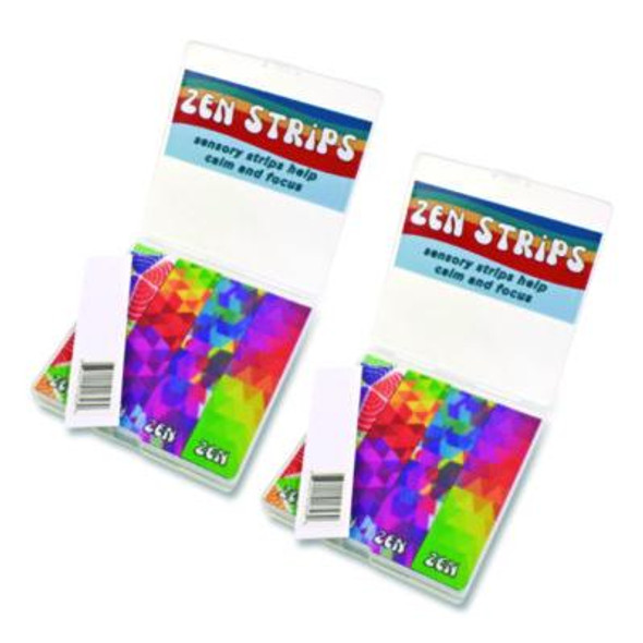 Bumpy Brights Rainbow Zen Strips, Ages 6 And Up, Assorted Colors, 80/Carton