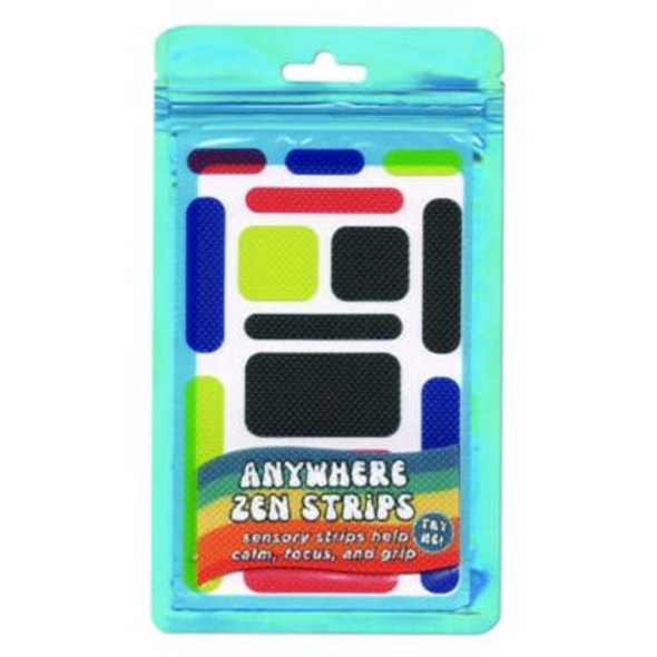 Anywhere Zen Strips, Bumpy, Ages 6 And Up, Assorted Primary Colors, 13/Set, 24 Sets/Carton