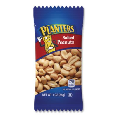 Salted Peanuts, 1 Oz Pack, 48/Box