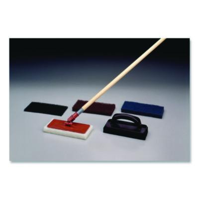 Doodlebug White Utility And Burnish Pads, 4.62 x 10, White, 10/Carton