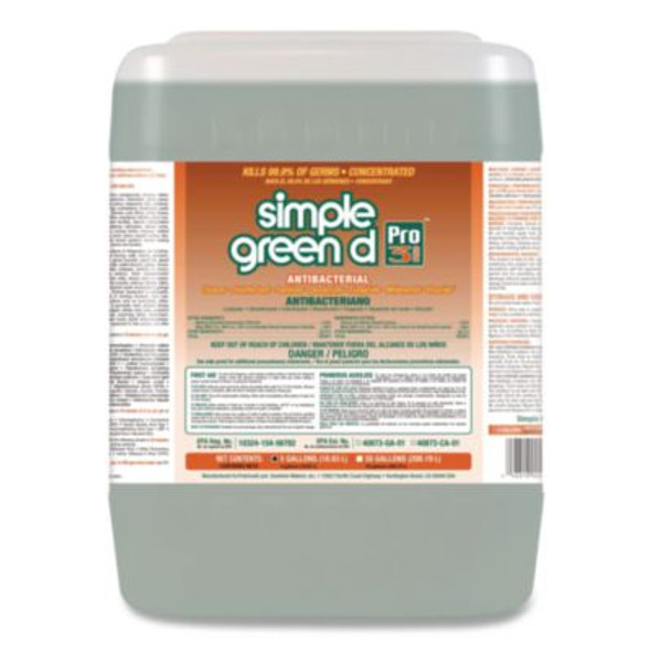 d Pro 3 Plus Antibacterial Concentrate, Herbal Scent, 5 Gal Pail
