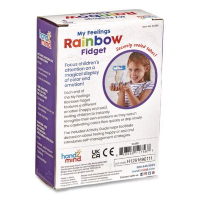 My Feelings Rainbow Fidget Tube, Ages 3 And Up, Blue